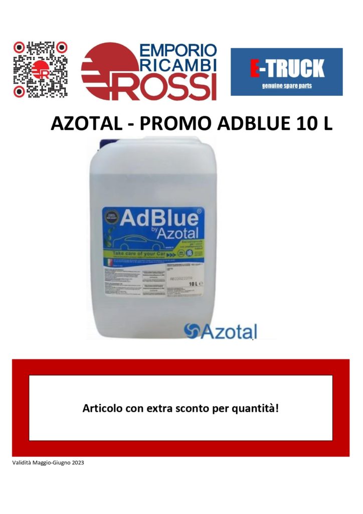 Emporio Ricambi Rossi | AZOTAL PR. ADBLUE 10 L. MAG GIU 2023 page 0001