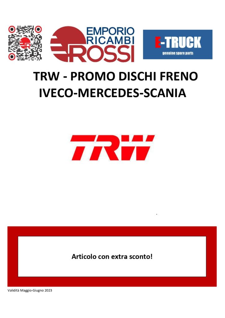 Emporio Ricambi Rossi | TRW DISCHI MAG GIU 2023 page 0001
